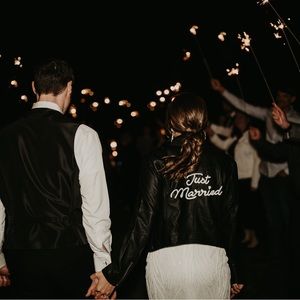 Just Married Leather Jacket